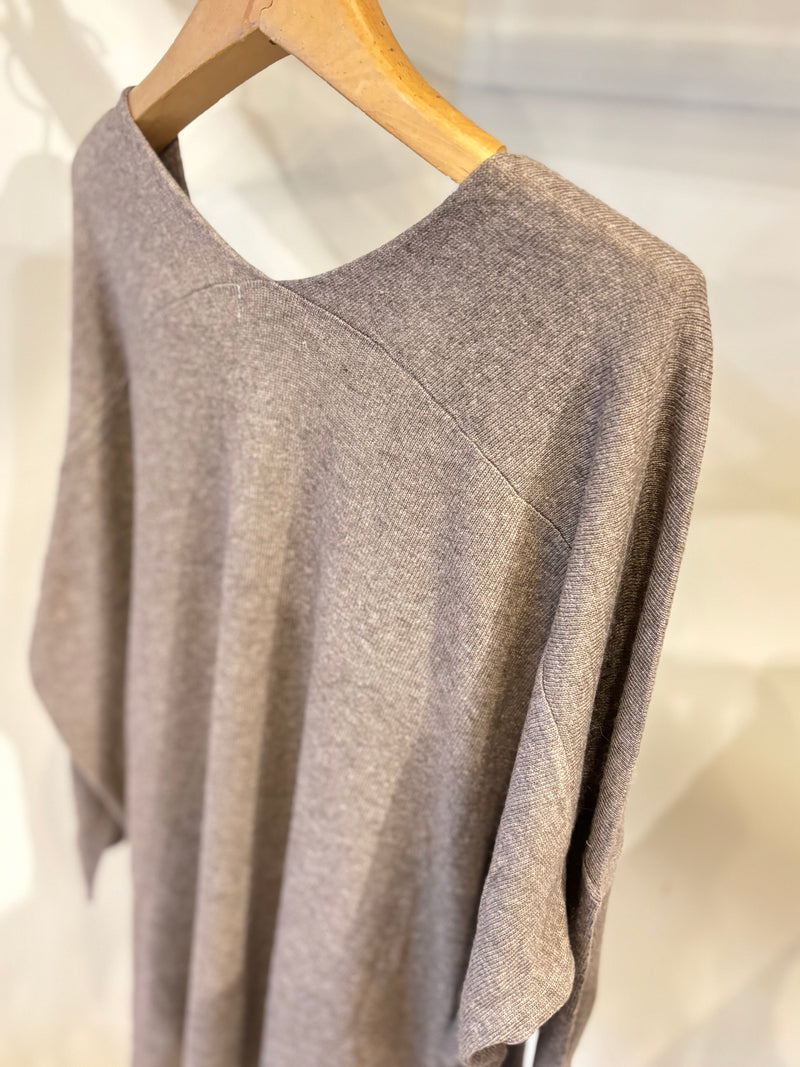 MIRACLE DOLMAN KNIT /MOCA