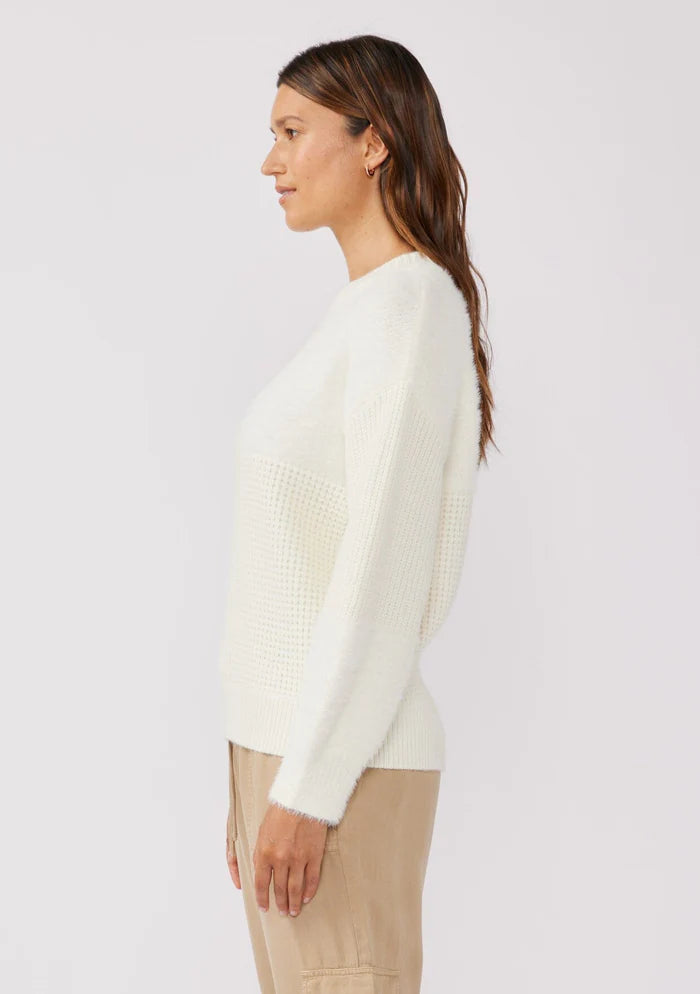 Plush Escape Sweater  Cream