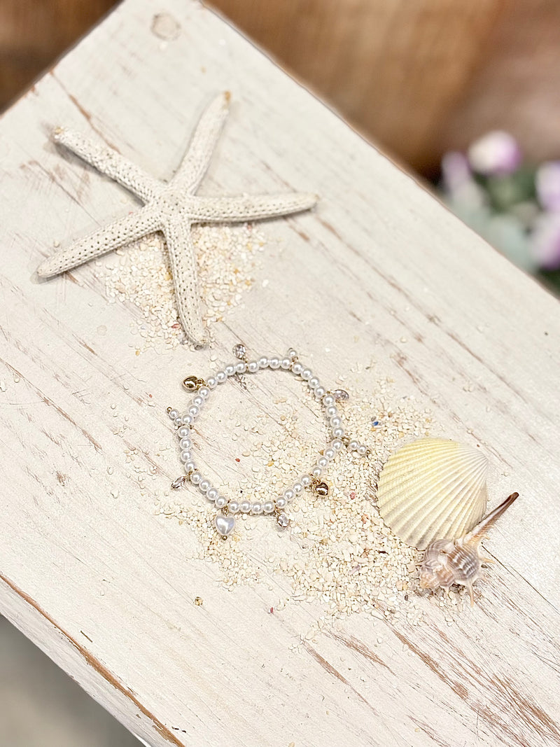 Girty's Keyselect bracelet /Heart Pearl