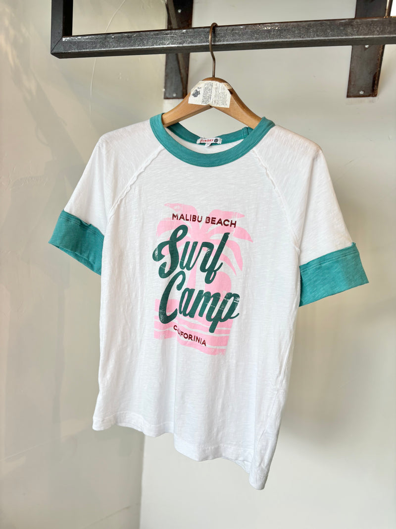 BOYFRIEND TEE SURF CAMP OPIC WHITE