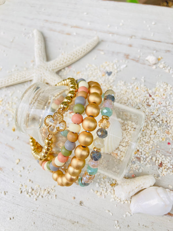 Girty's Keyselect /multicolored Flower bracelet
