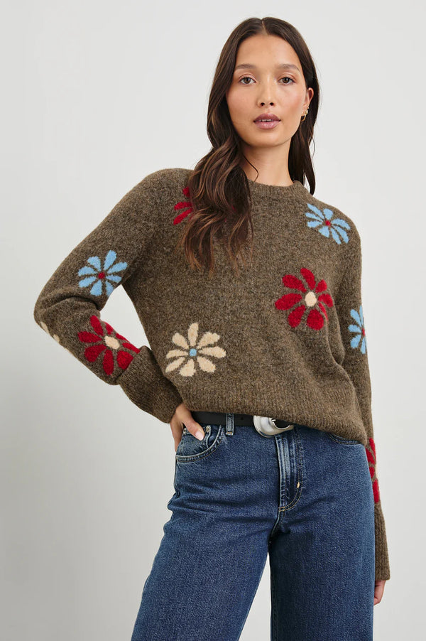 Anise sweater Winter Floral🤎✨