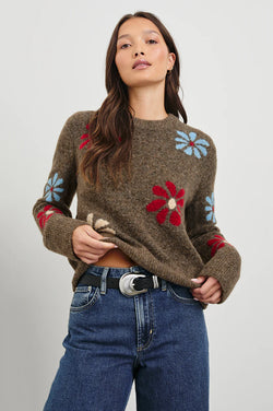 Anise sweater Winter Floral🤎✨