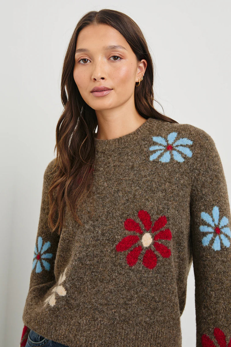 Anise sweater Winter Floral🤎✨