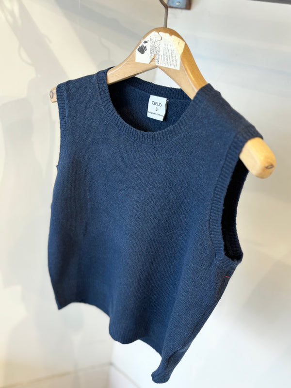 CIELO Knit Top / Navy