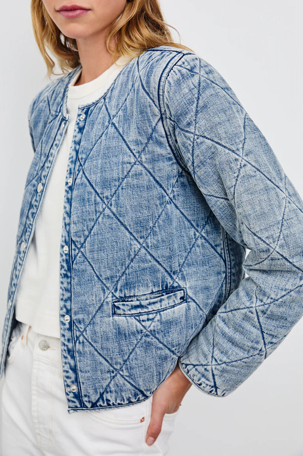 Ency Jacket Mid Blue