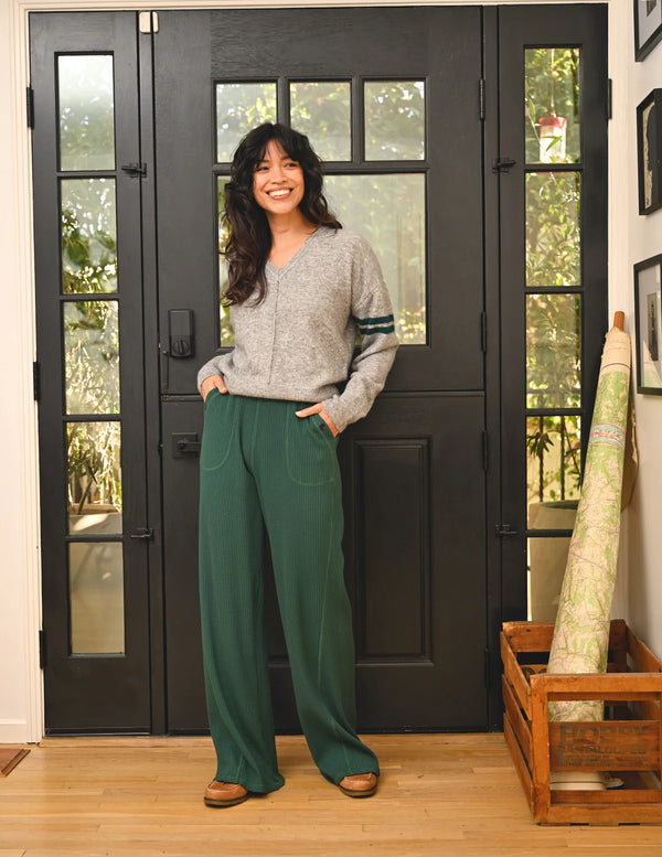 WOMEN'S FLARE LOUNGE PANT IN RAINFOREST