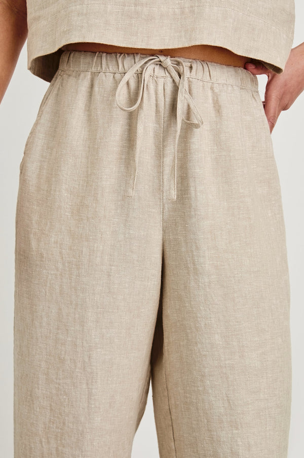 Emmie Pant Heathered Flax