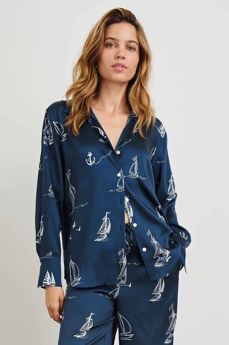 Ledger Shirt Sailboats