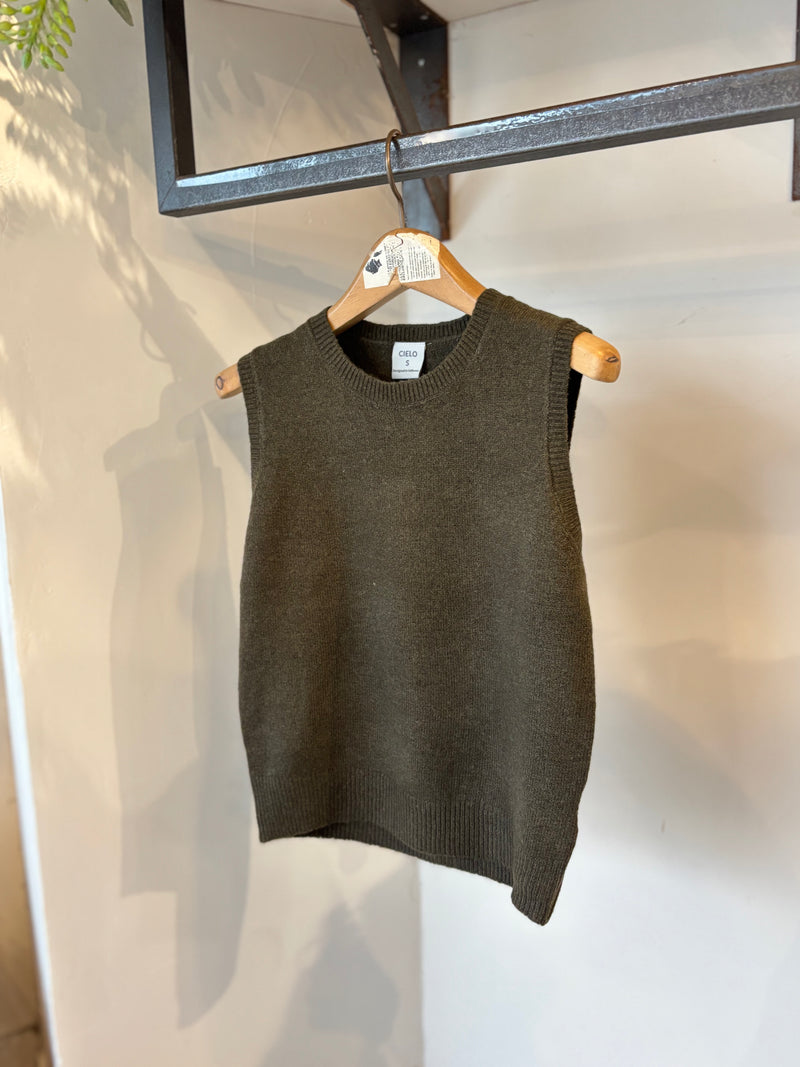 CIELO Knit Top / khaki