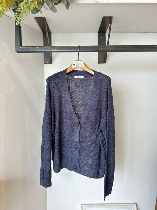 Miracle Cardigan/ NAVY