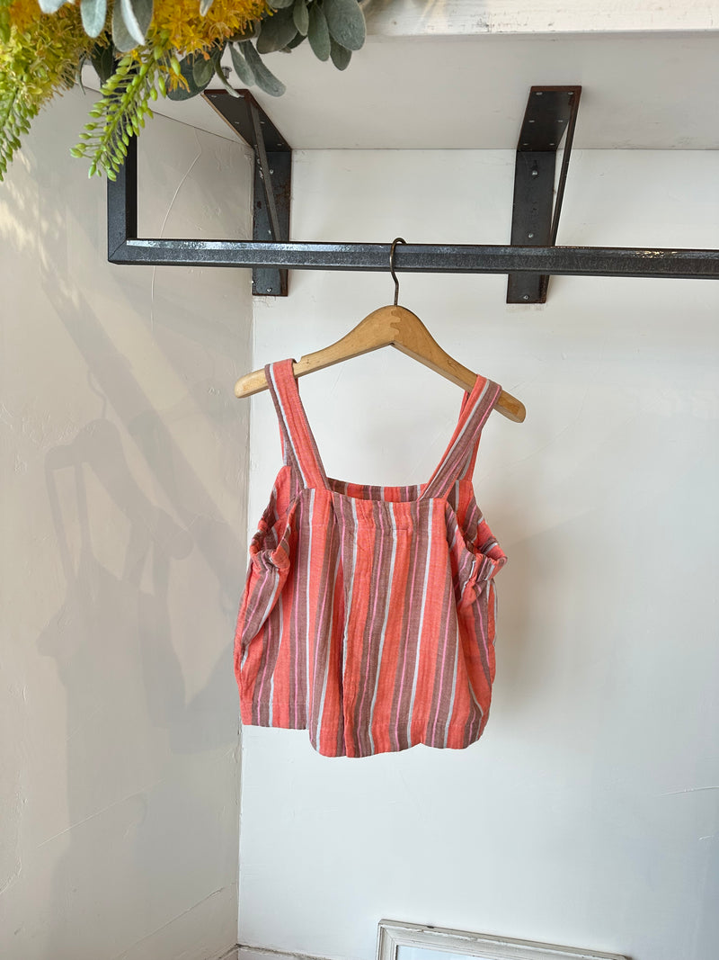 CROSS BACK SWING TANK BRIGHT CORAL BCOR