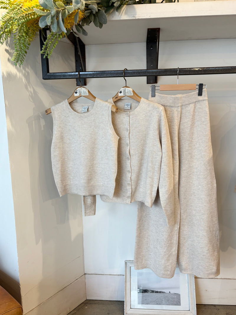 CIELO Knit cardigan /ivory