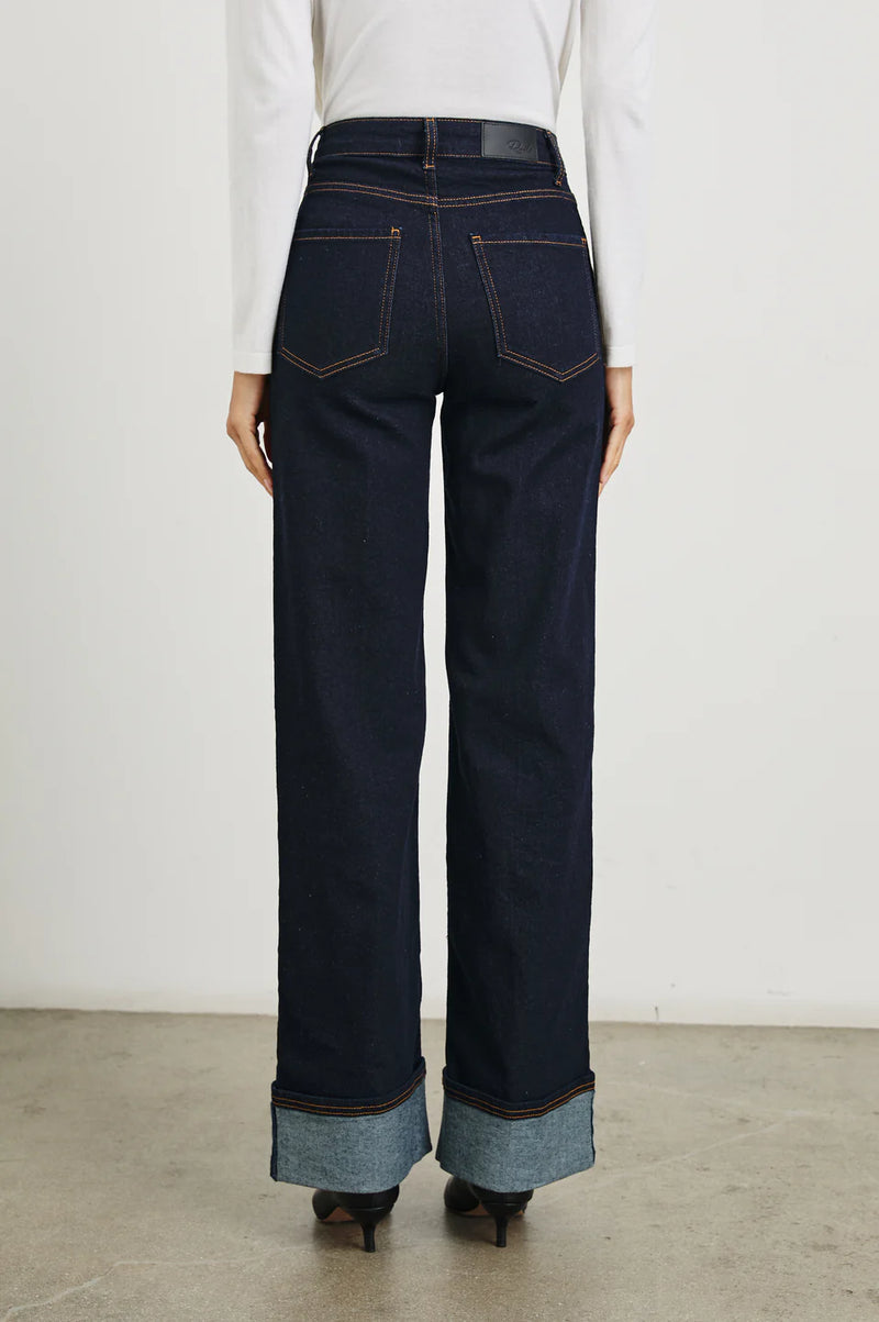 Getty Wide Leg Midnight Blues Cuffed