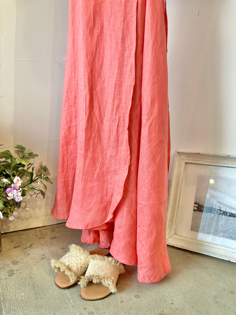 TWOKEYS /puff sleeve dress /sunny orange🍊