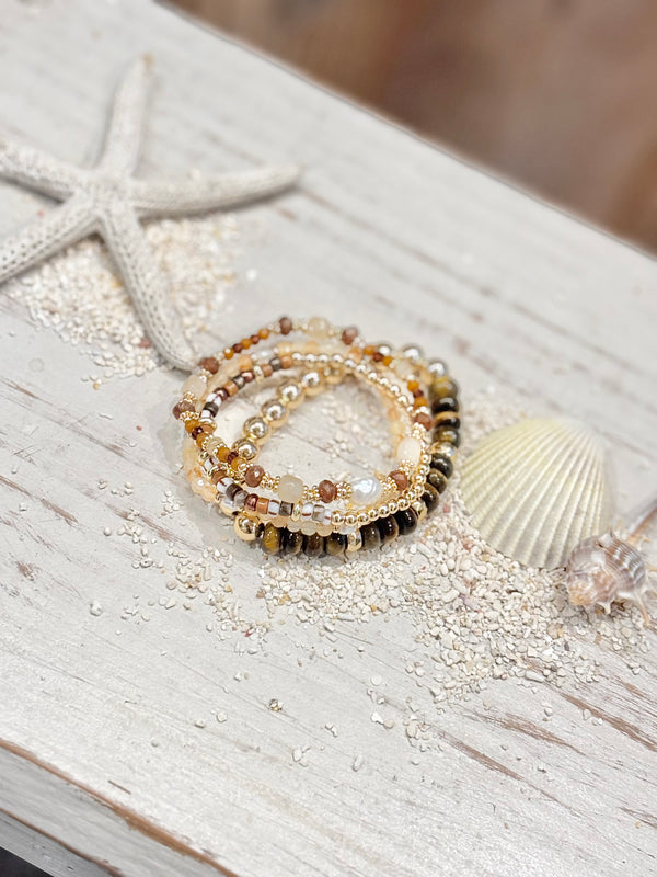 Girty's Keyselect bracelet / small bees brown