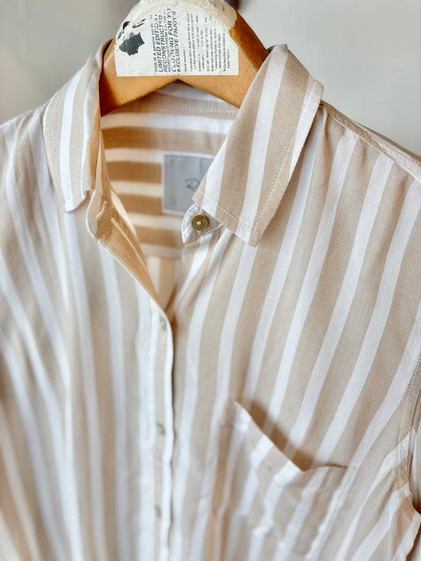 Wren Shirt natural stripe
