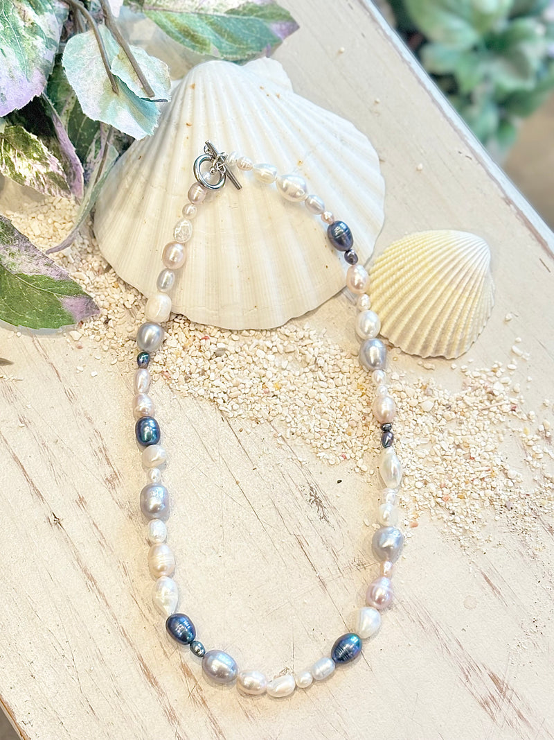 Girty's Key Select  「moyul」　　　　　　freshwater pearl /BLUE