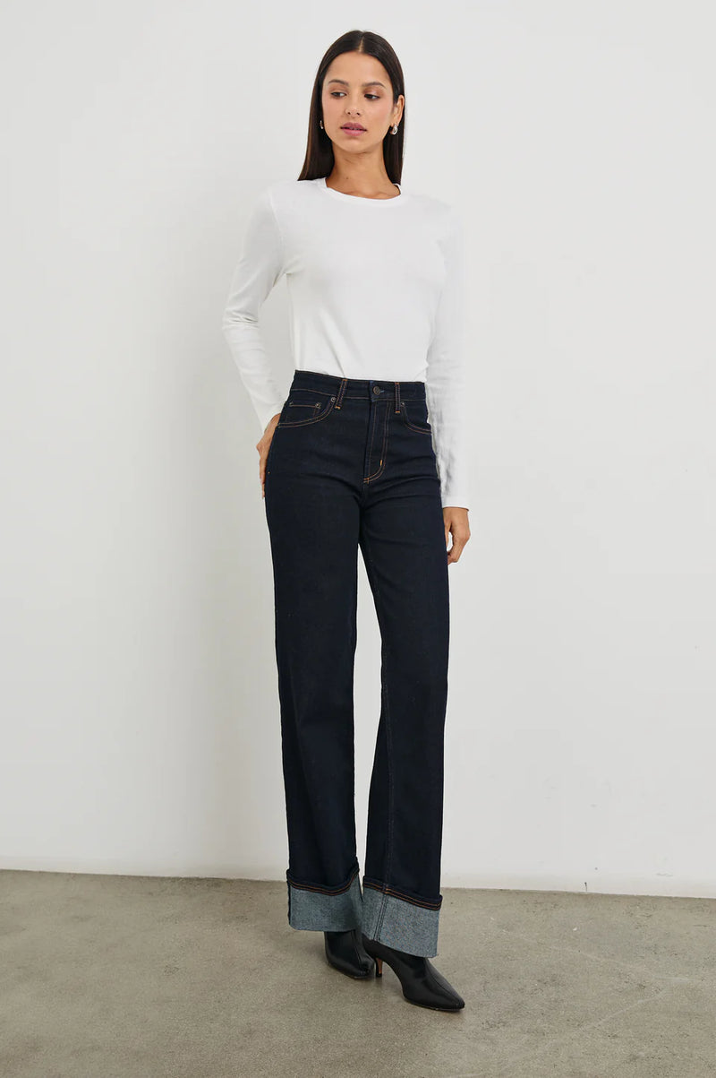 Getty Wide Leg Midnight Blues Cuffed