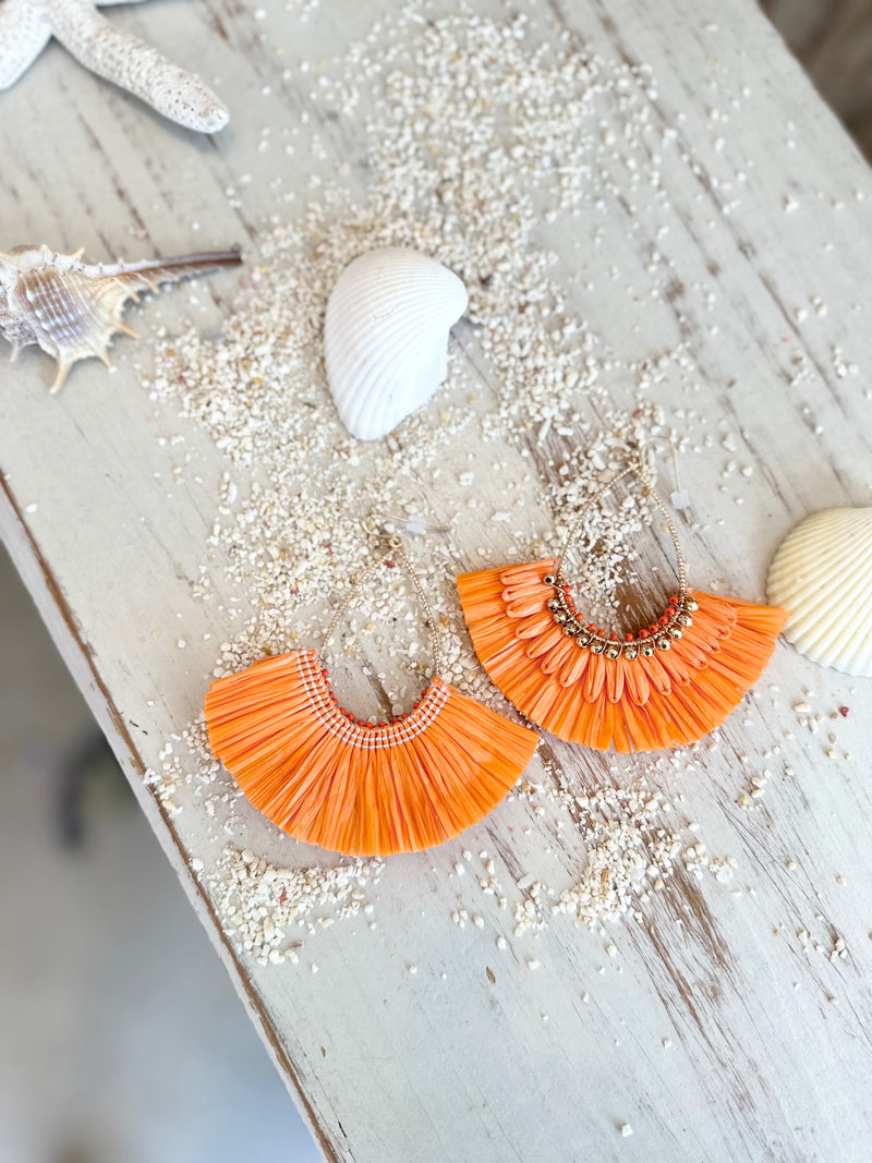 ORANGE fringe pierce