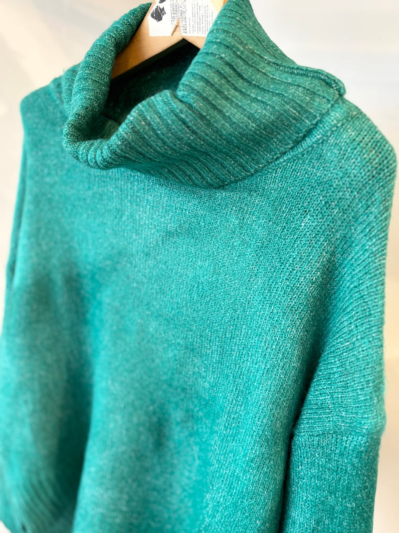 MIRACLE /TURTLE NECK KNIT /Green