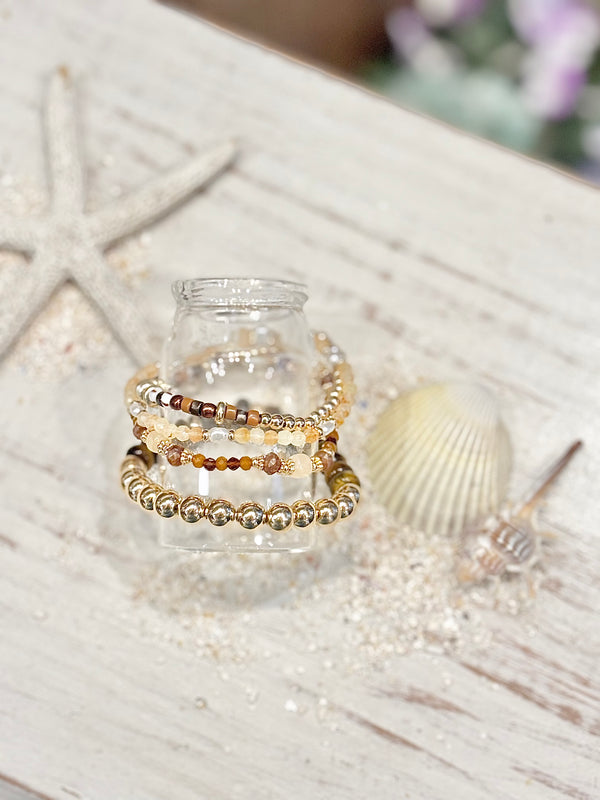 Girty's Keyselect bracelet / small bees brown