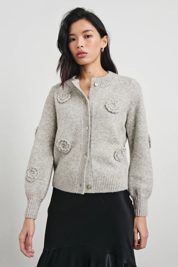 Francesca Cardigan Heather Grey