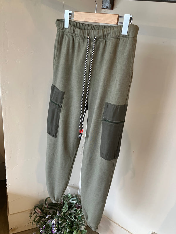 MIXED MEDIA CARGO PANT FERN FER