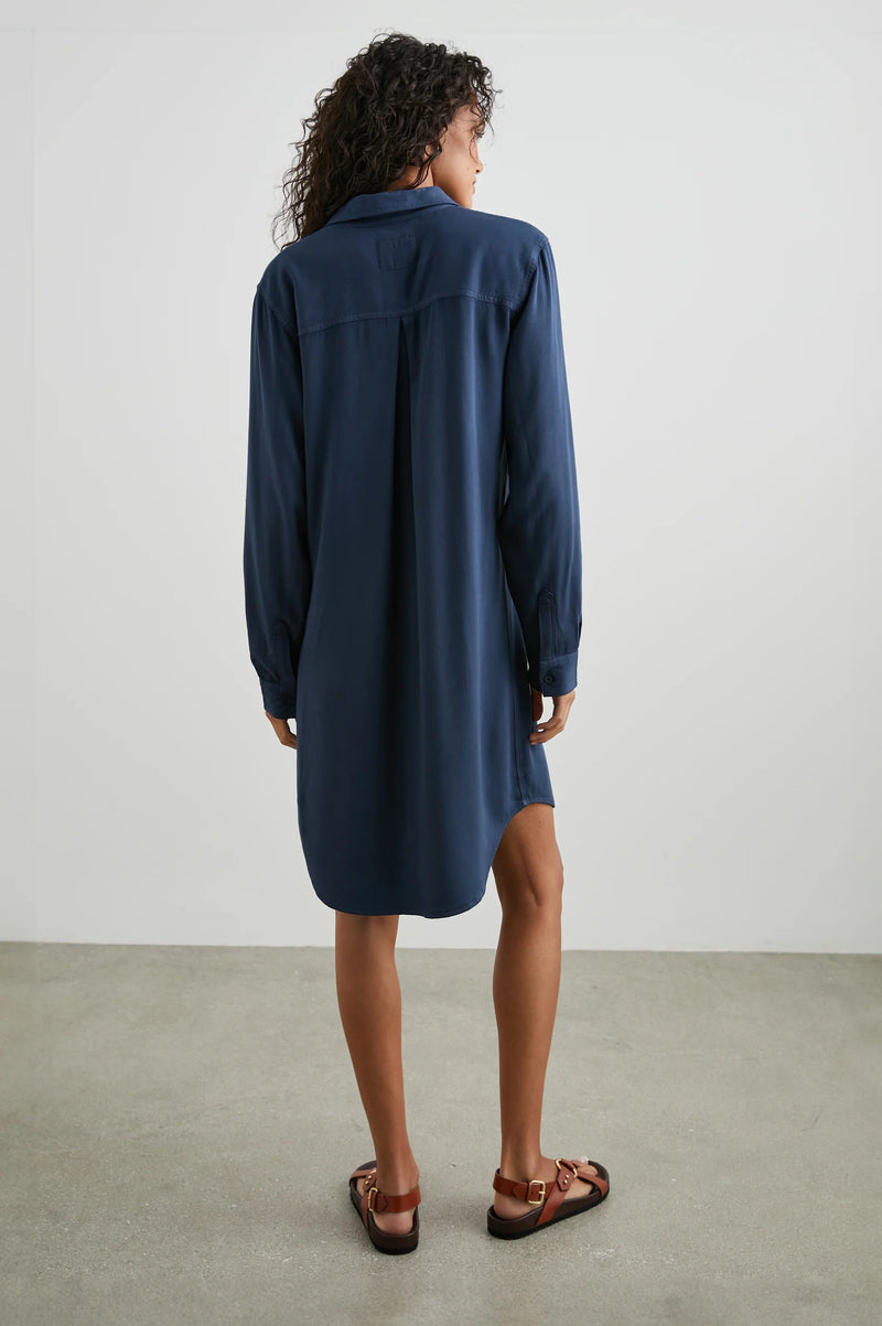 Sawyer Dress Navy  Eco