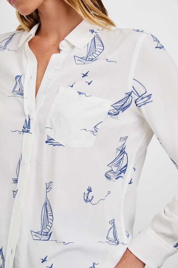 Kathryn Shirt Sailboats