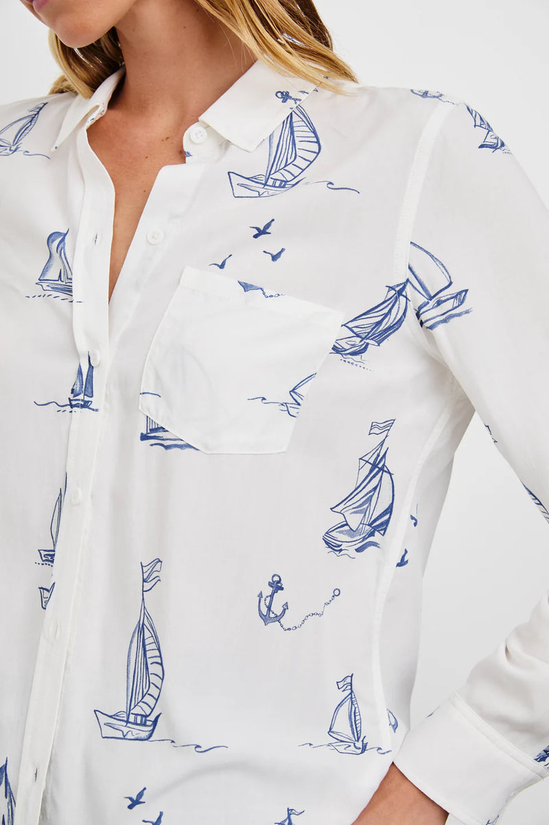 Kathryn Shirt Sailboats