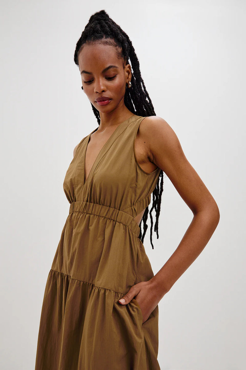Genevieve Dress Sepia