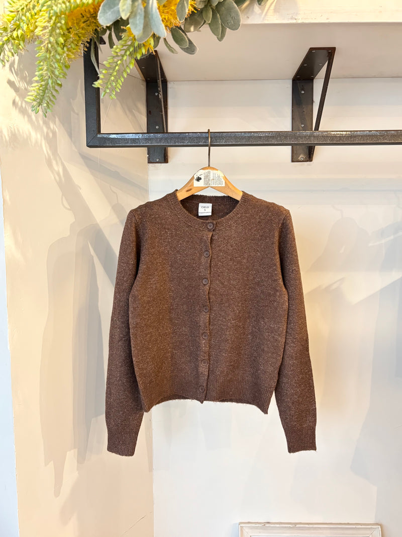 CIELO Knit cardigan / camel