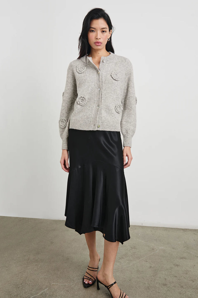 Francesca Cardigan Heather Grey