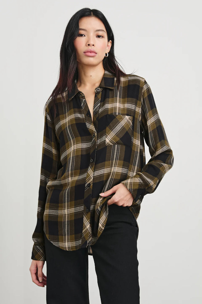 Hunter Shirt Black Carmel Lurex