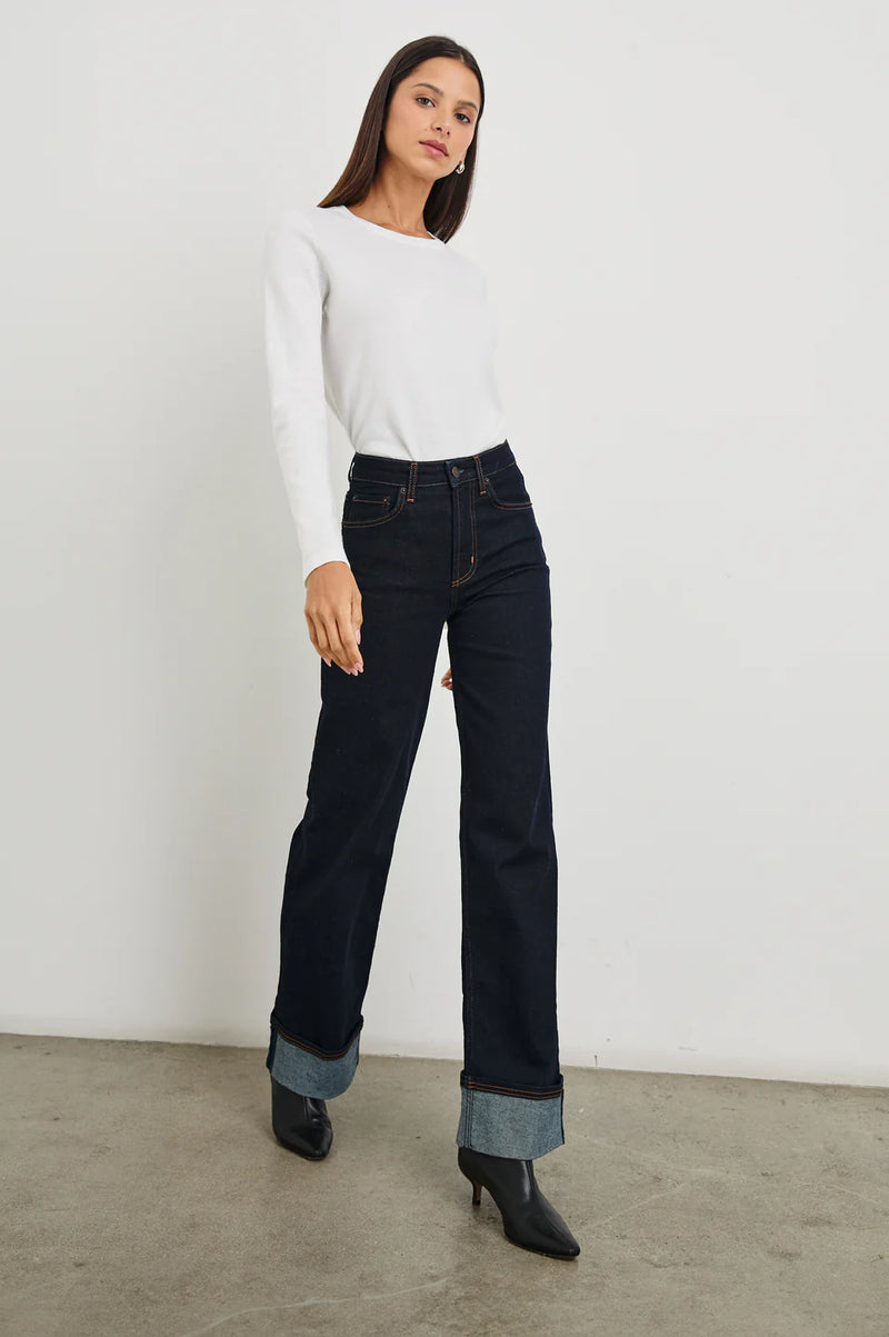 Getty Wide Leg Midnight Blues Cuffed