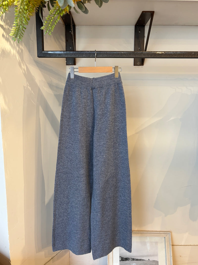 CIELO Knit pants  /gray BLUE