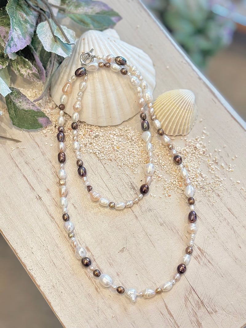 Girty's Key Select  「moyul」　　freshwater pearl /Brown/long