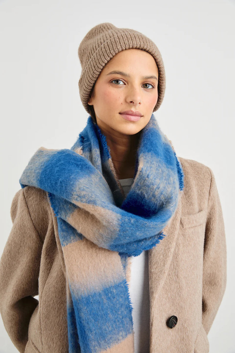 Oslo Scarf Cobalt Camel