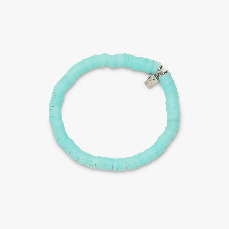 PASTEL DISC STRETCH BRACELET Blue