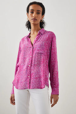 Josephine Shirt Magenta Cheetah💖