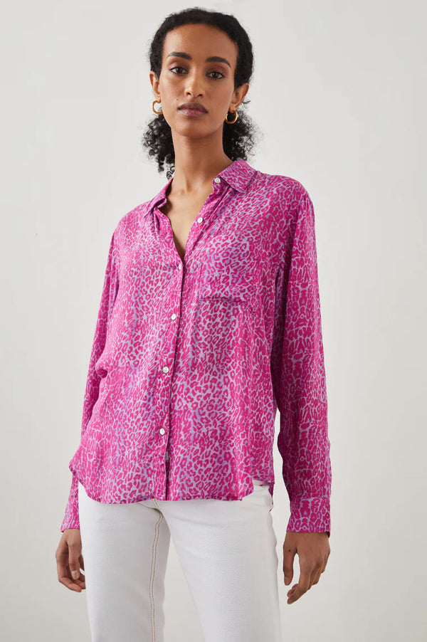 Josephine Shirt Magenta Cheetah💖