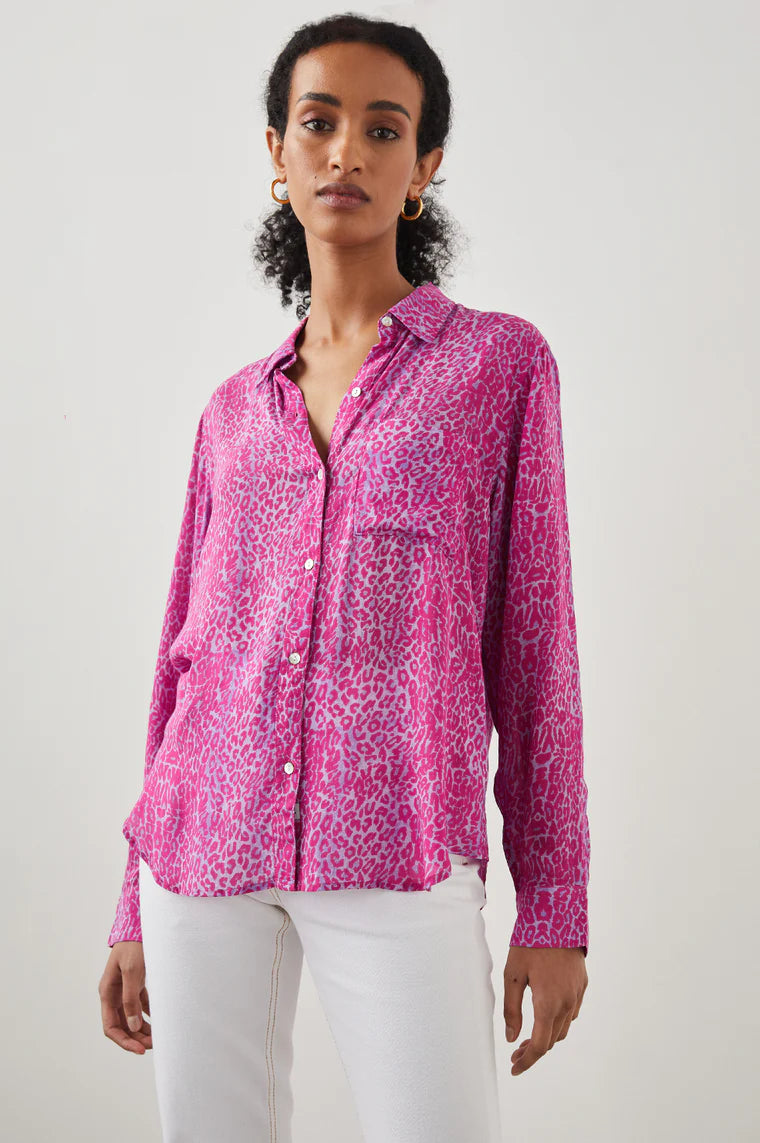 Josephine Shirt Magenta Cheetah💖