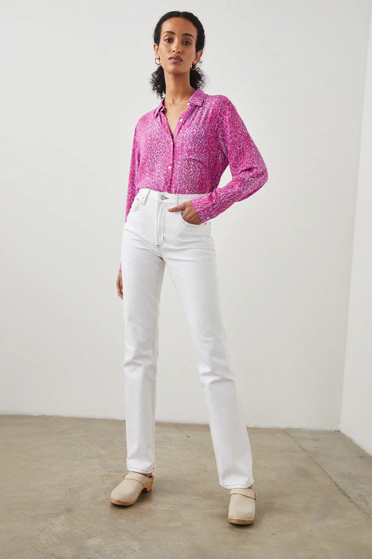 Josephine Shirt Magenta Cheetah💖