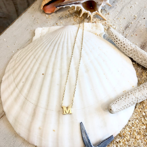 INITIAL NECKLACE/ M