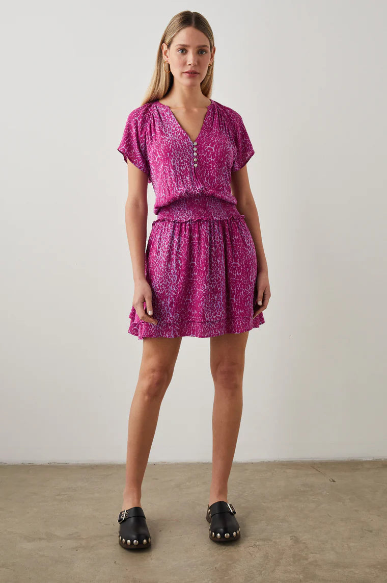 Karla Dress Magenta Cheetah💖