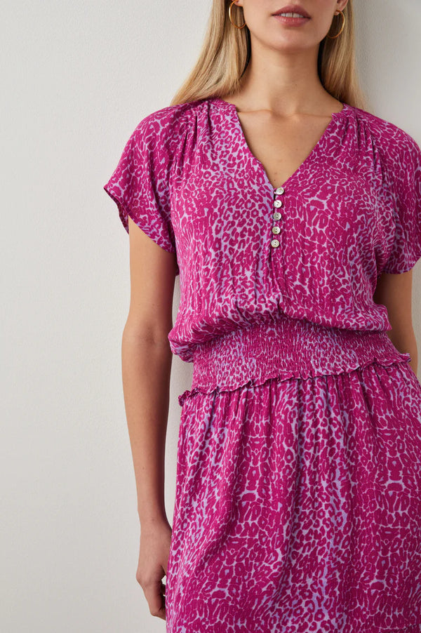 Karla Dress Magenta Cheetah💖