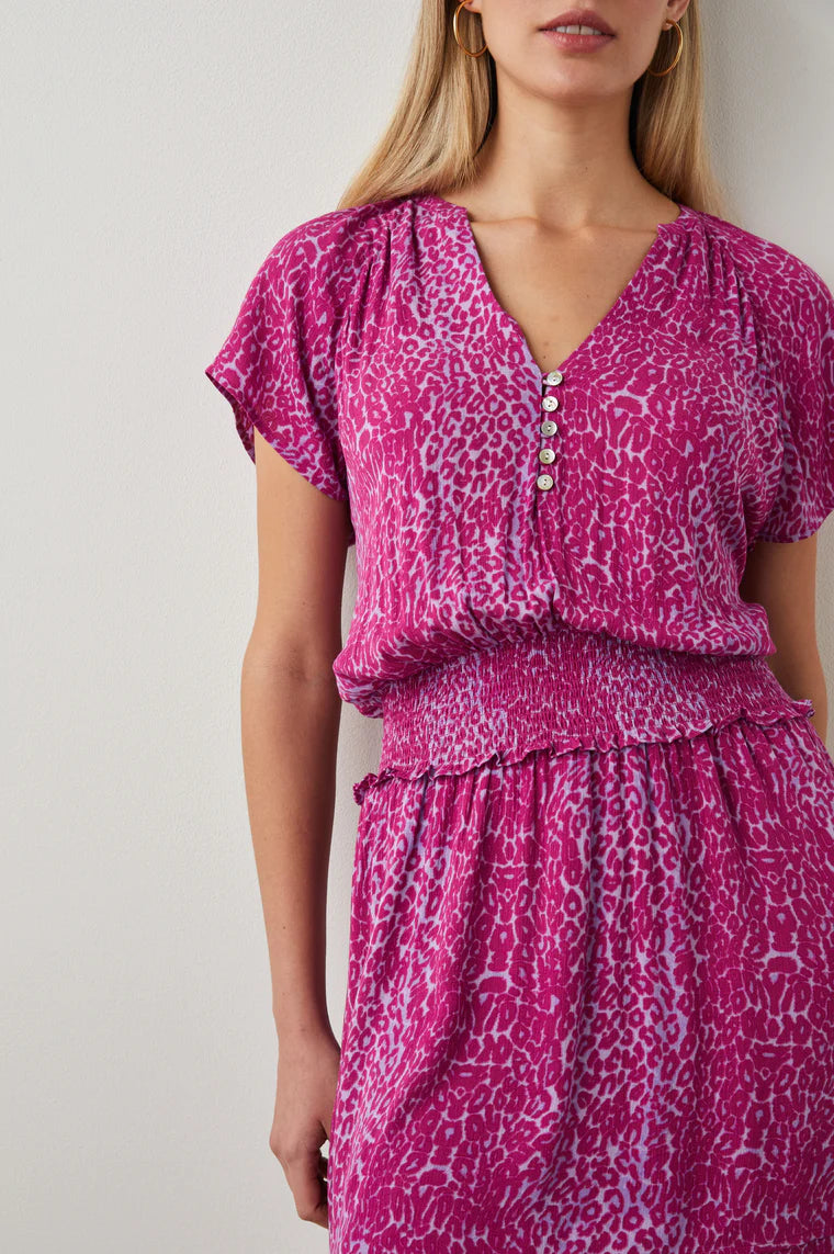 Karla Dress Magenta Cheetah💖