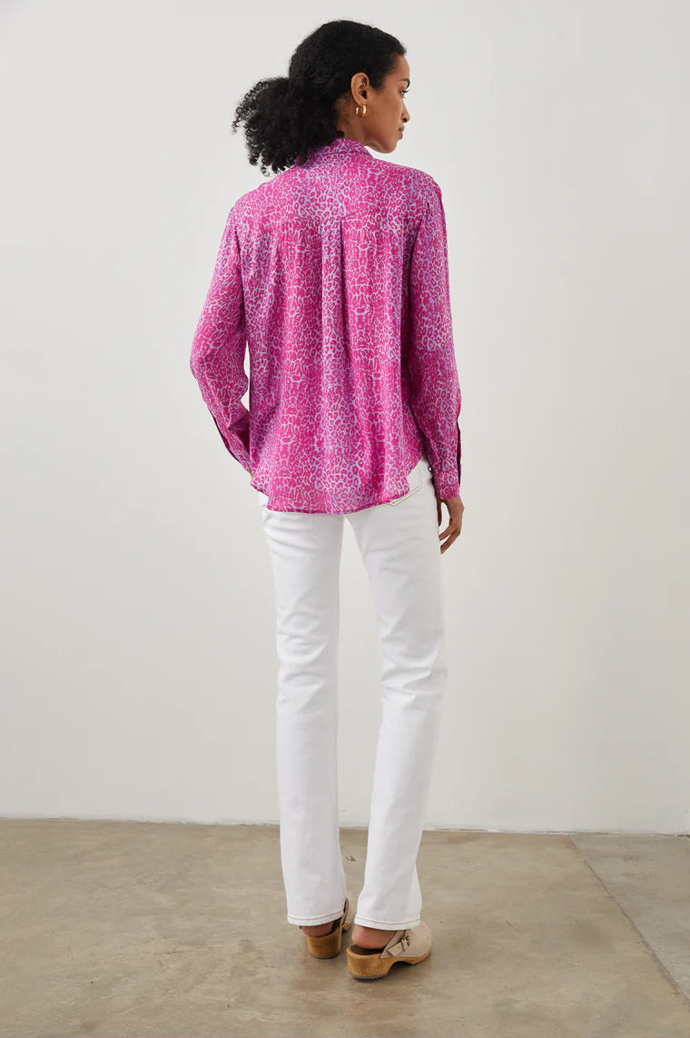 Josephine Shirt Magenta Cheetah💖